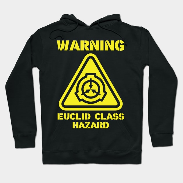 SCP Warning Euclid Class Hazard Hoodie by Pufahl